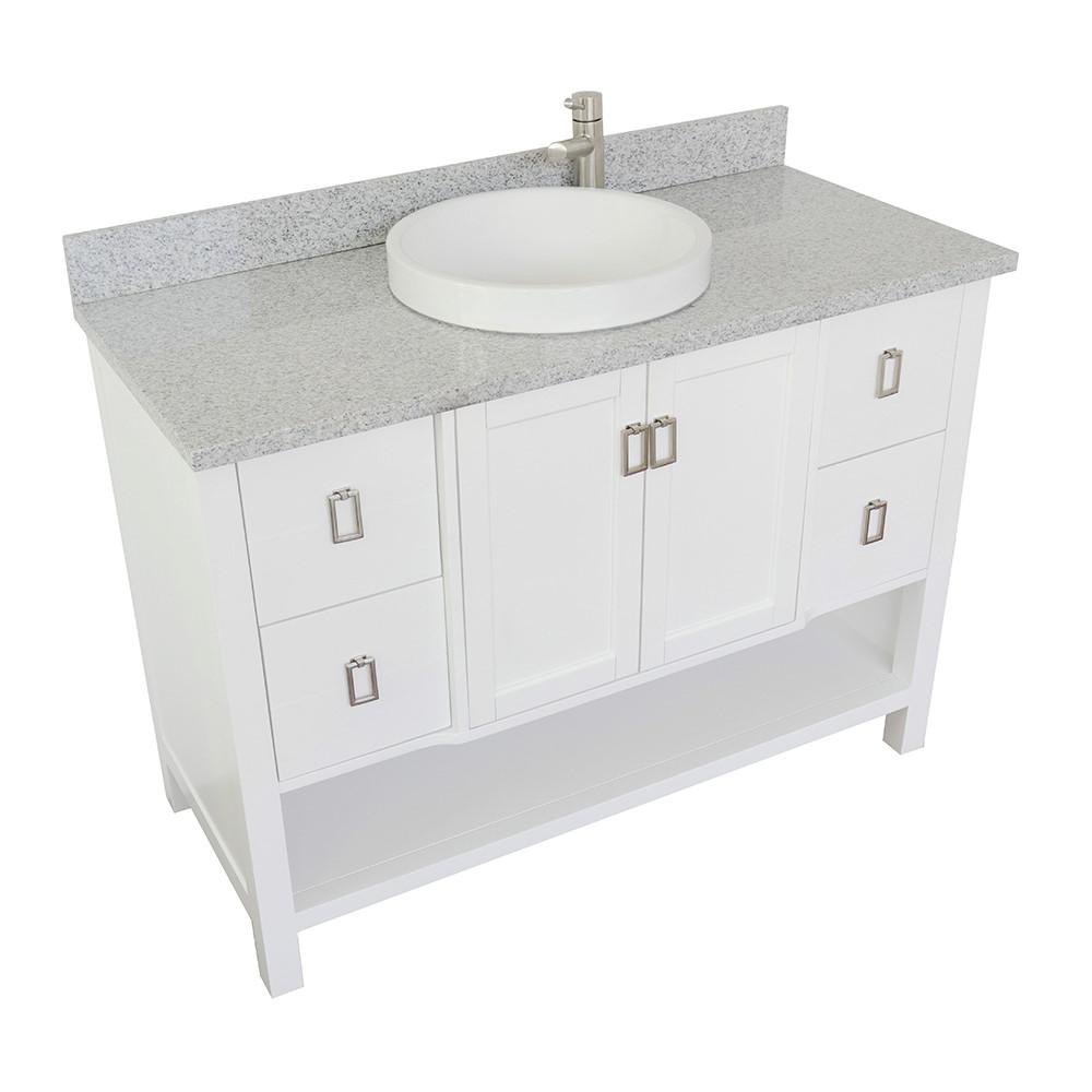 48 Single vanity in White finish - cabinet only. Picture 75