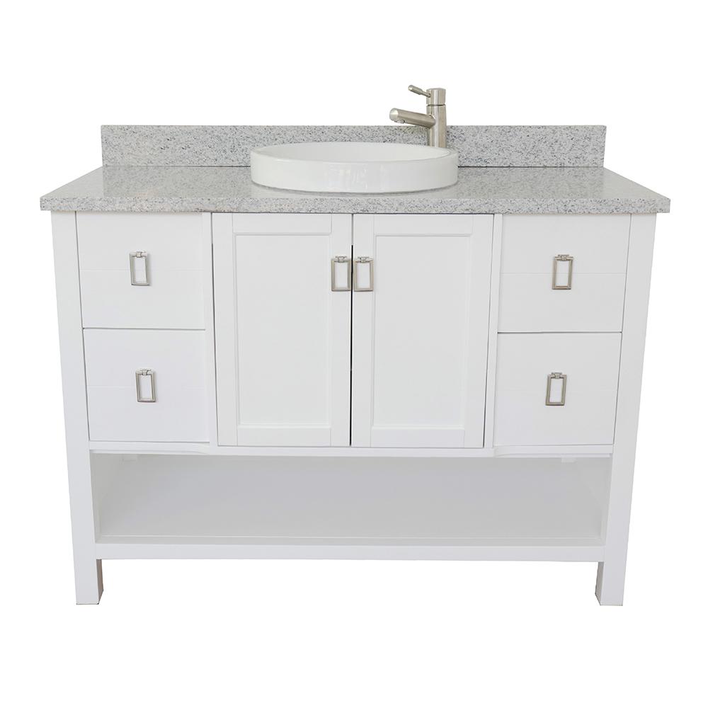 48 Single vanity in White finish - cabinet only. Picture 76