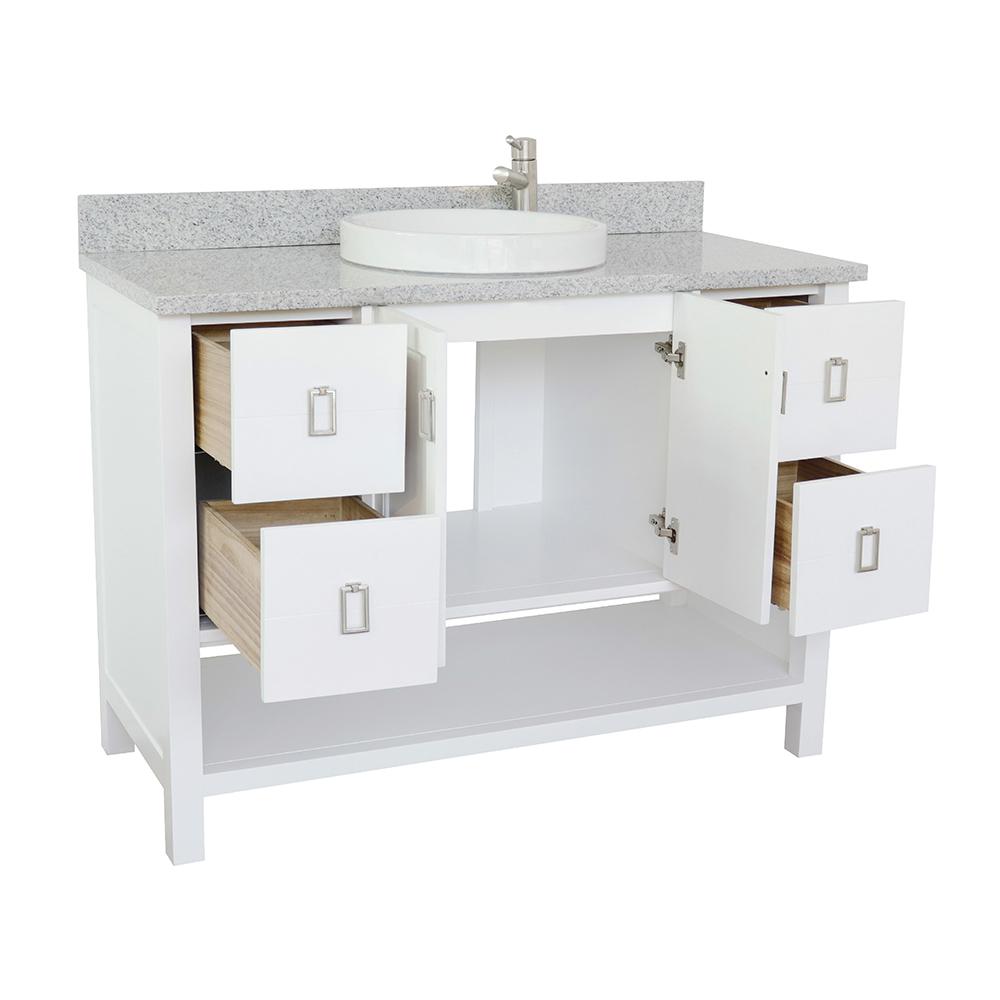 48 Single vanity in White finish - cabinet only. Picture 78