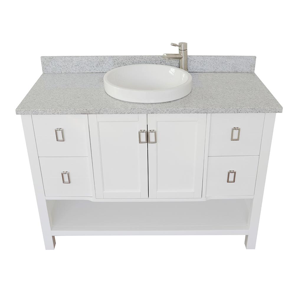 48 Single vanity in White finish - cabinet only. Picture 80
