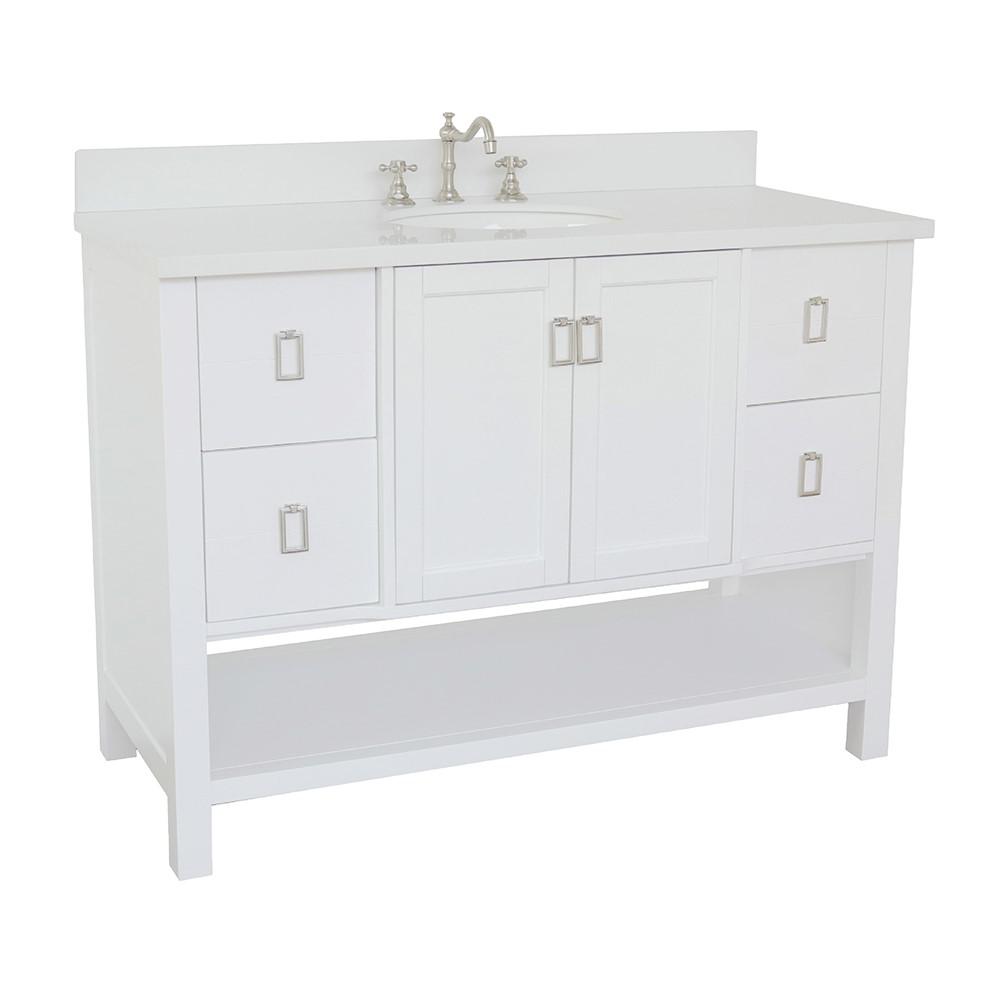 48 Single vanity in White finish - cabinet only. Picture 85