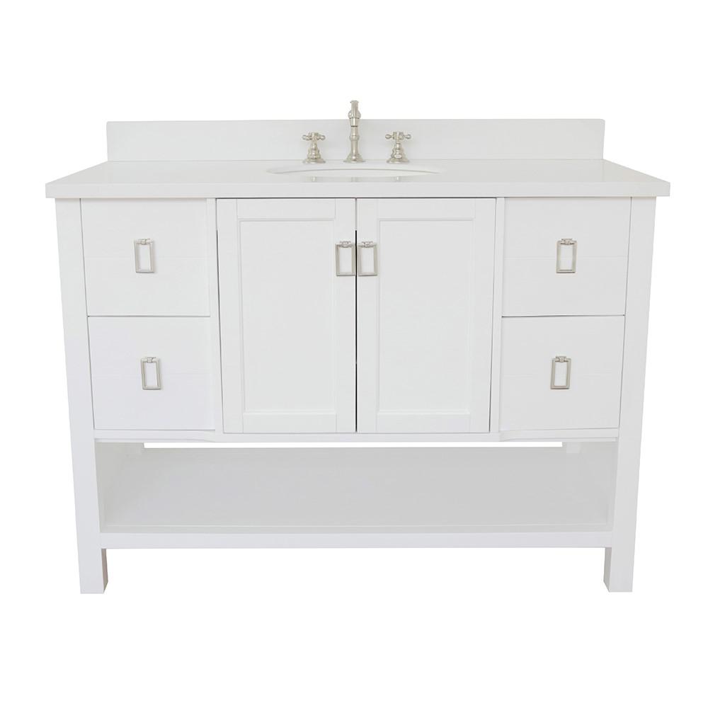 48 Single vanity in White finish - cabinet only. Picture 87