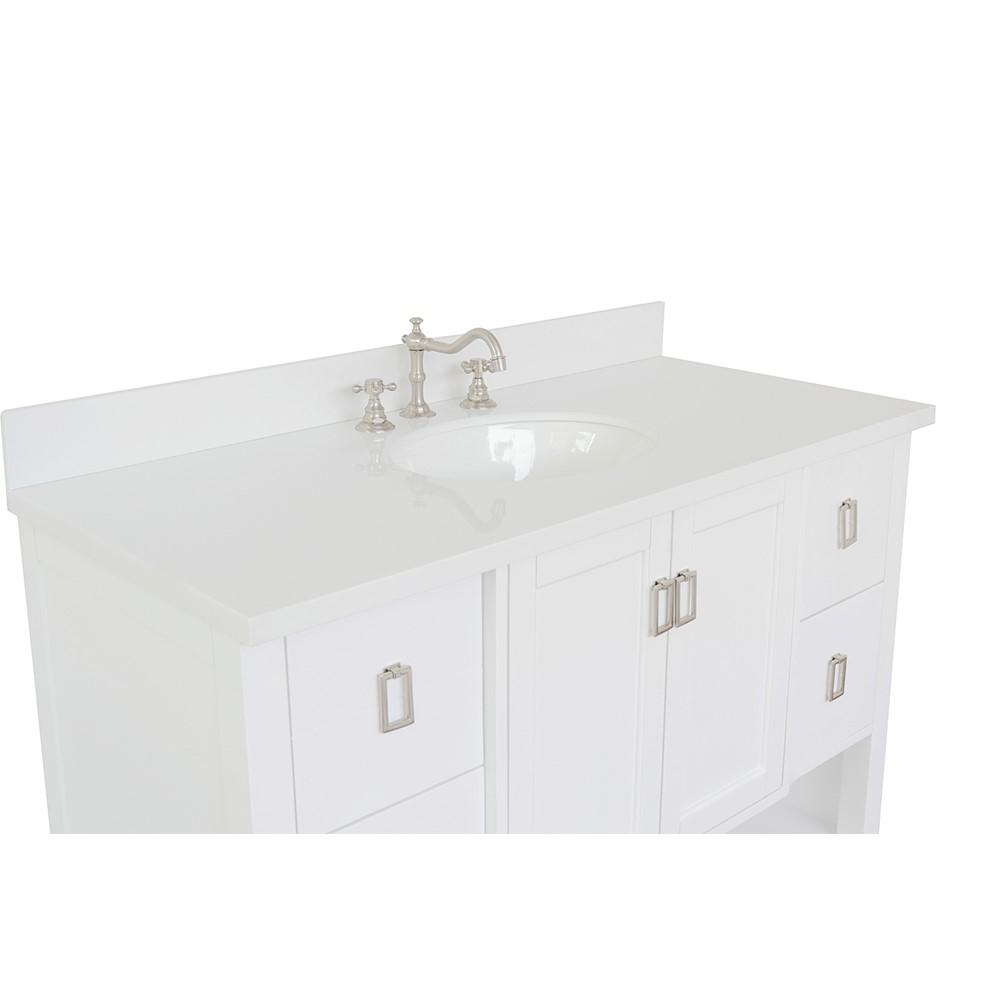 48 Single vanity in White finish - cabinet only. Picture 88