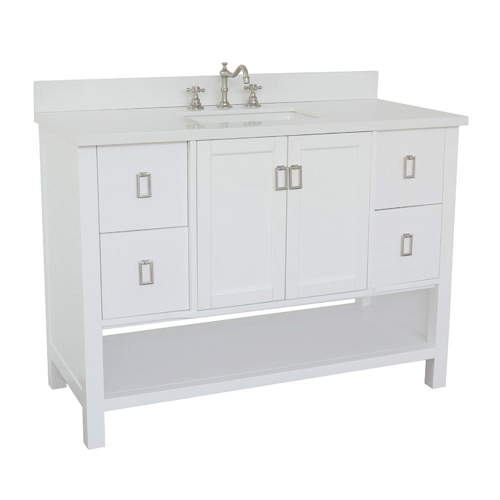 48 Single vanity in White finish - cabinet only. Picture 96