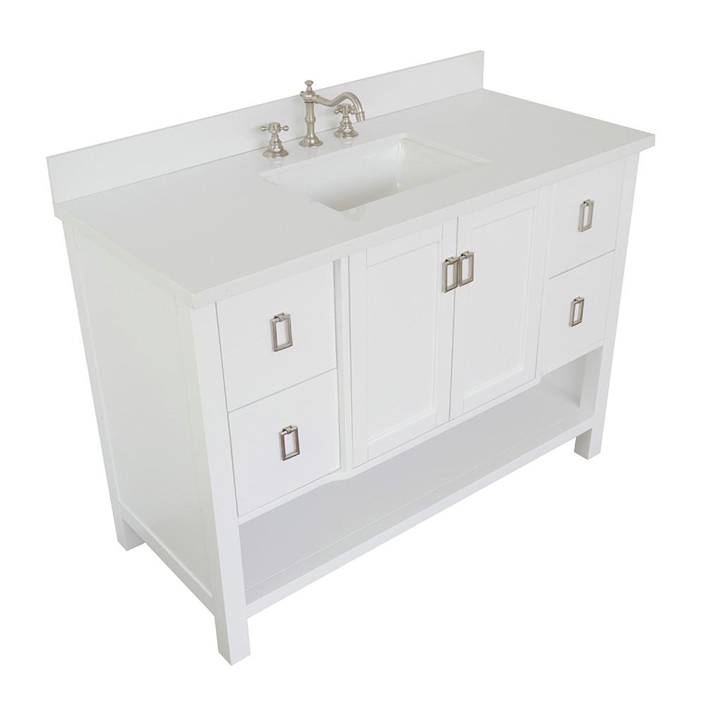 48 Single vanity in White finish - cabinet only. Picture 98
