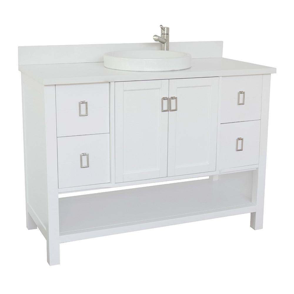48 Single vanity in White finish - cabinet only. Picture 108