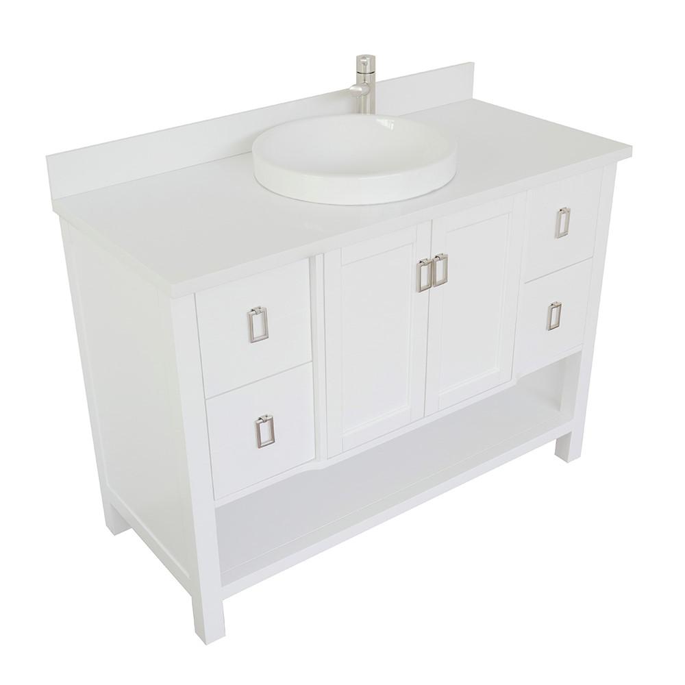 48 Single vanity in White finish - cabinet only. Picture 110