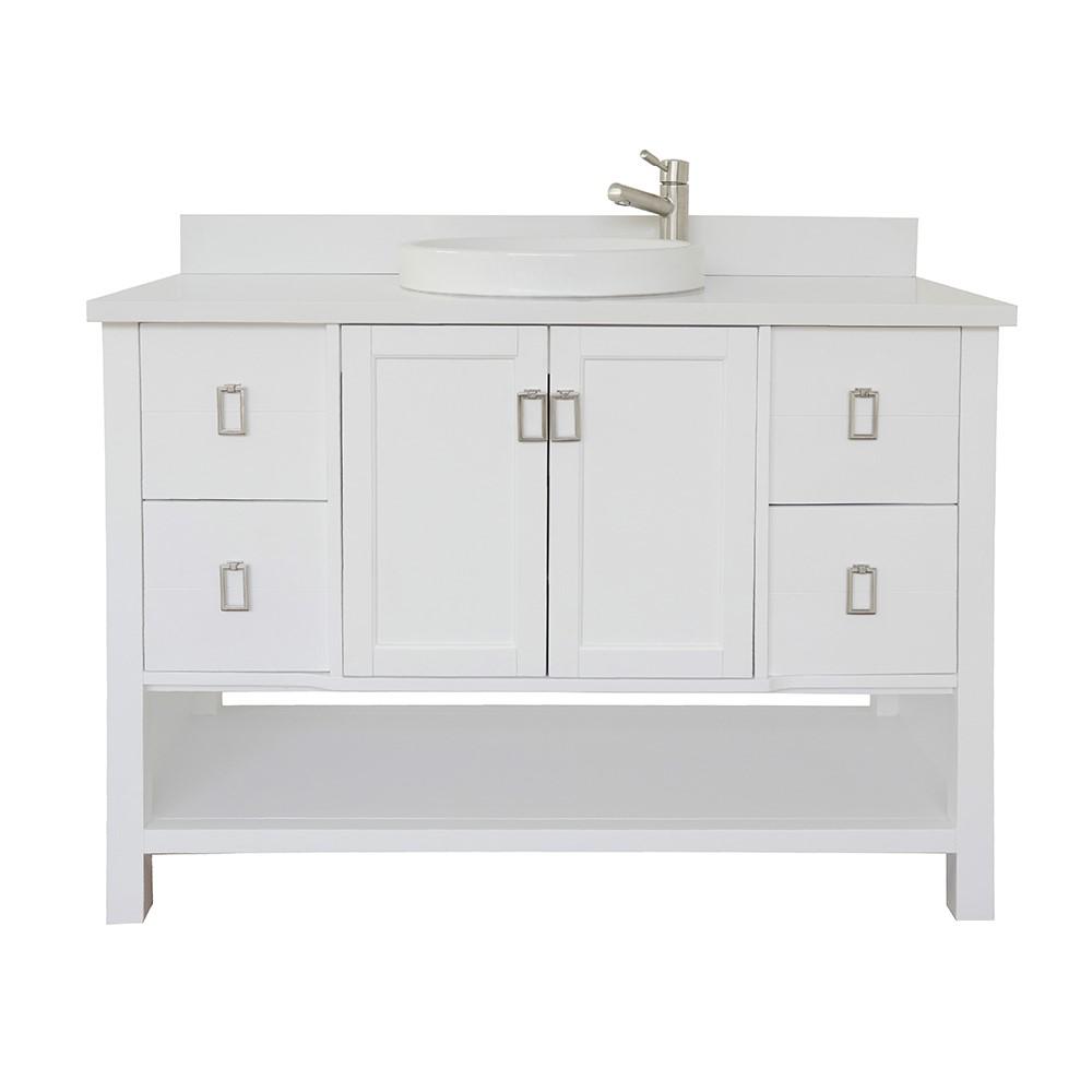 48 Single vanity in White finish - cabinet only. Picture 111