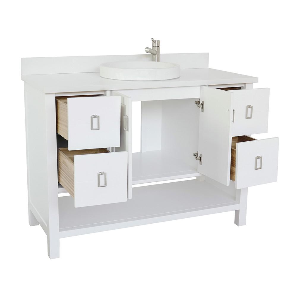 48 Single vanity in White finish - cabinet only. Picture 113