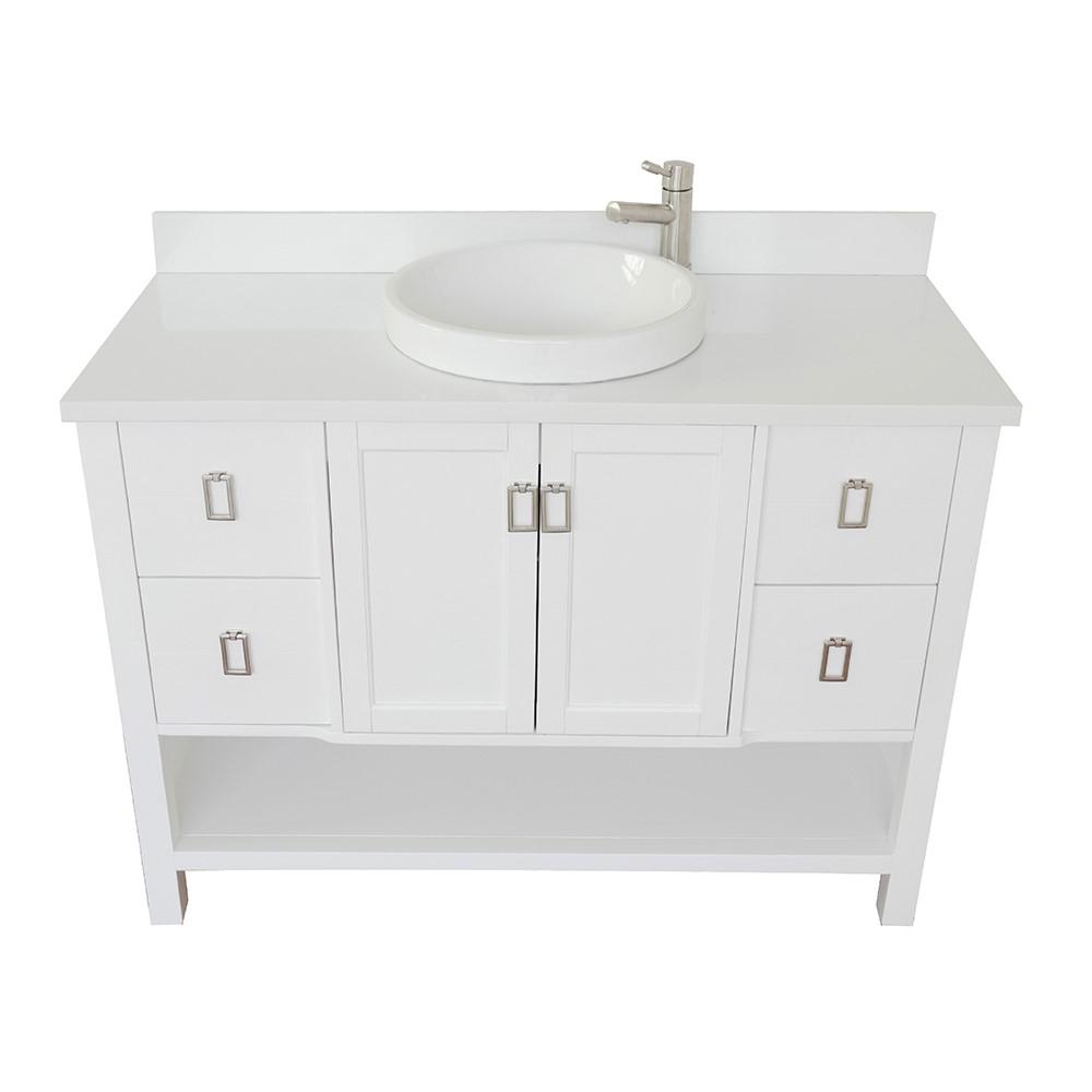 48 Single vanity in White finish - cabinet only. Picture 115