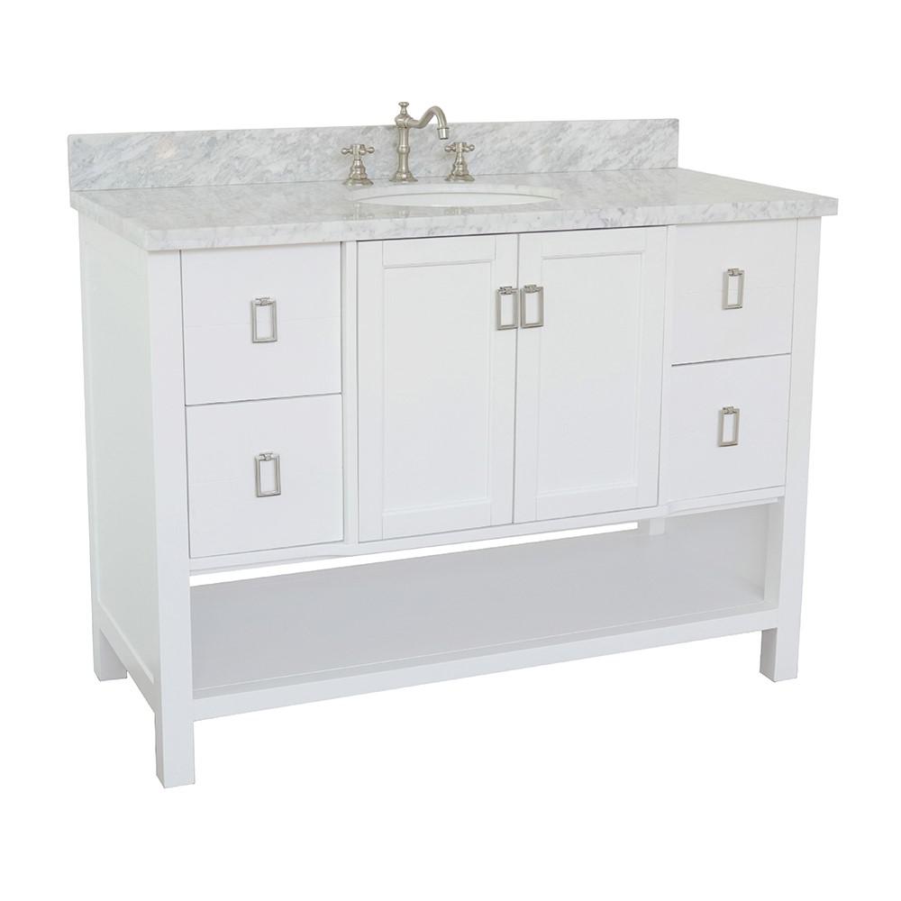 48 Single vanity in White finish - cabinet only. Picture 120