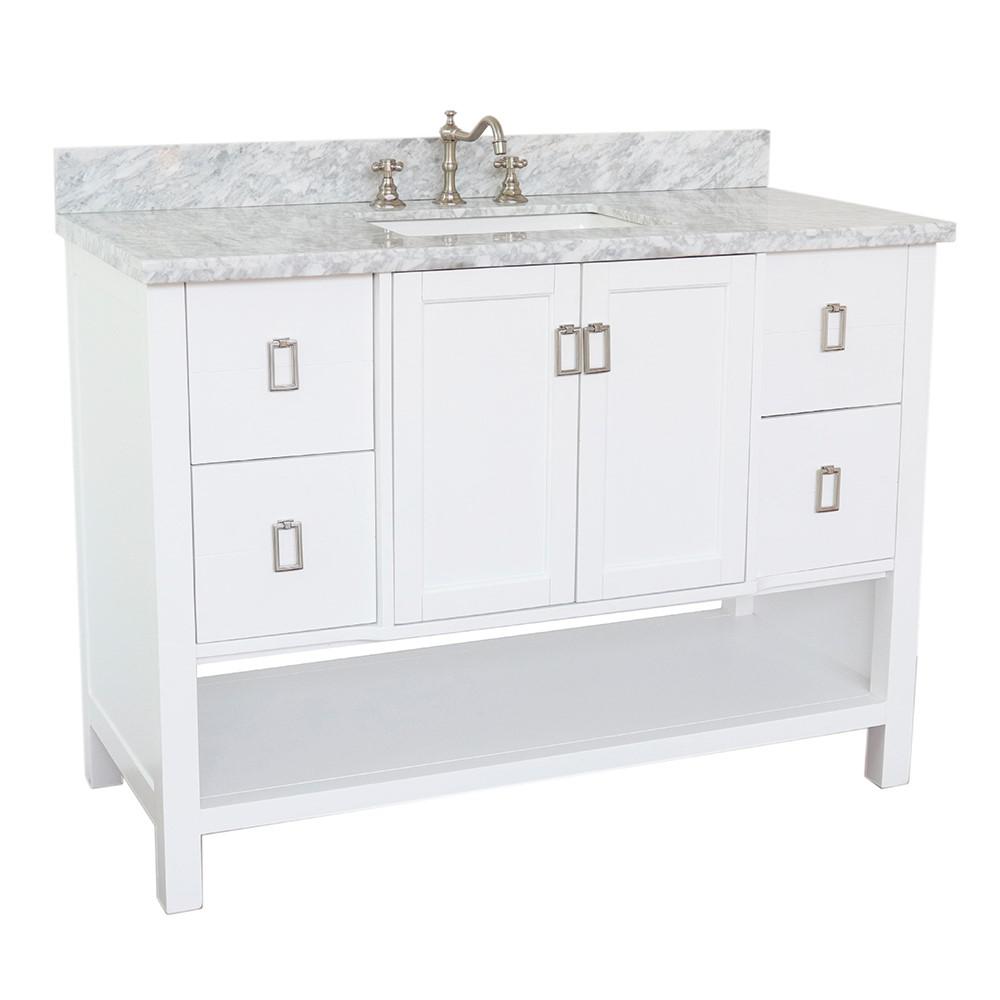 48 Single vanity in White finish - cabinet only. Picture 132