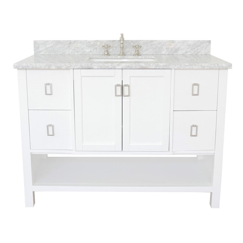 48 Single vanity in White finish - cabinet only. Picture 135