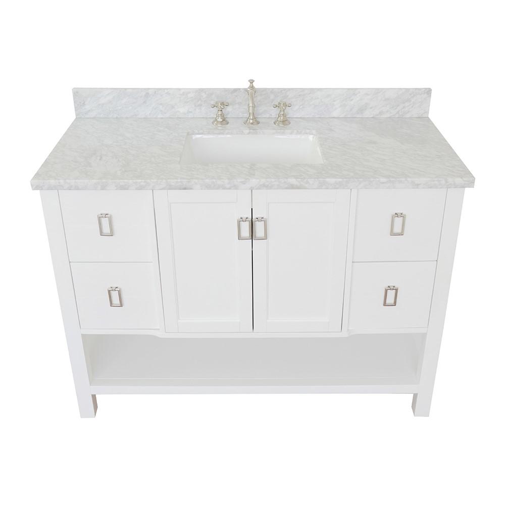 48 Single vanity in White finish - cabinet only. Picture 139
