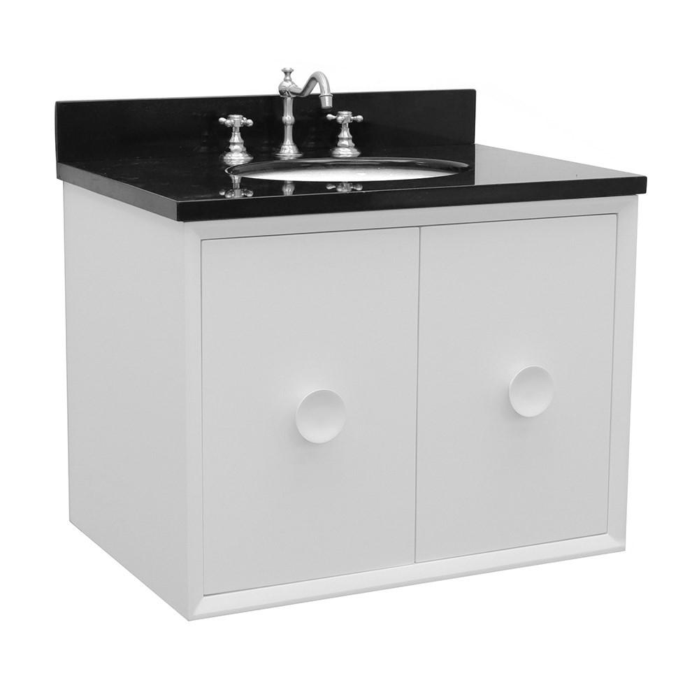 30 Single wall mount vanity in White finish - cabinet only. Picture 7