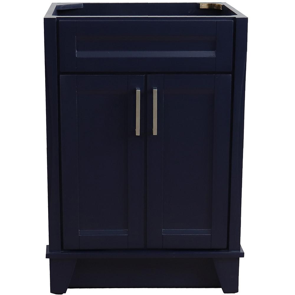 24 Single sink vanity in Blue finish - cabinet only. Picture 2