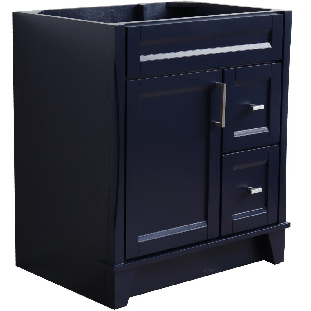 30 Single sink vanity in Blue finish - cabinet only. Picture 2