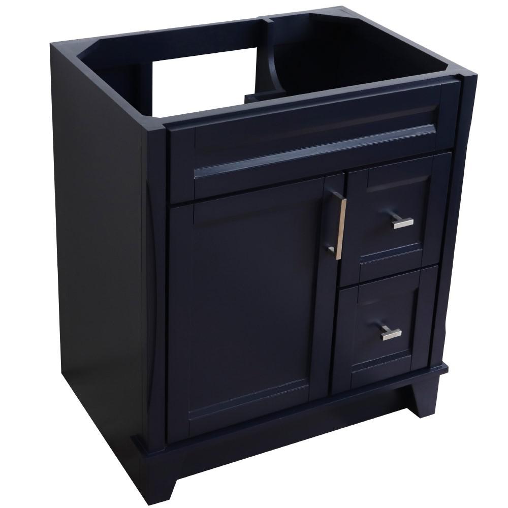 30 Single sink vanity in Blue finish - cabinet only. Picture 7