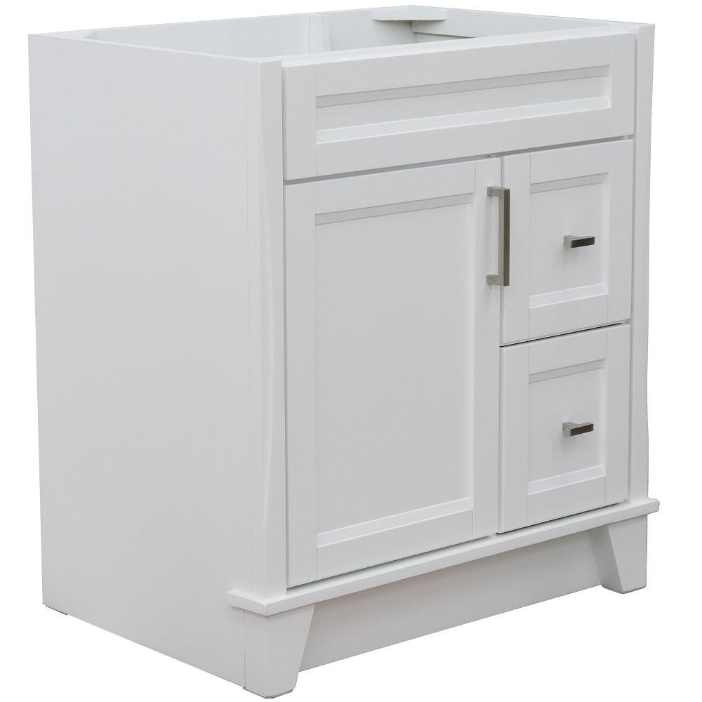 30 Single sink vanity in White finish- cabinet only. Picture 2