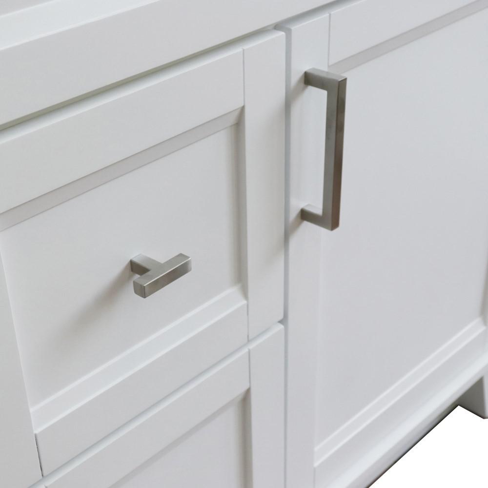 36 Single sink vanity in White finish- cabinet only - Right drawers. Picture 4