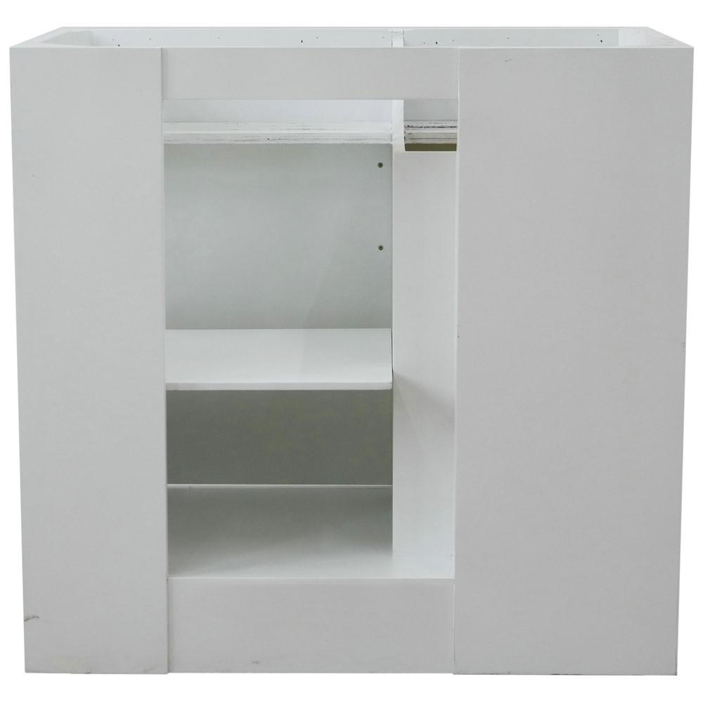 36 Single sink vanity in White finish- cabinet only - Right drawers. Picture 8