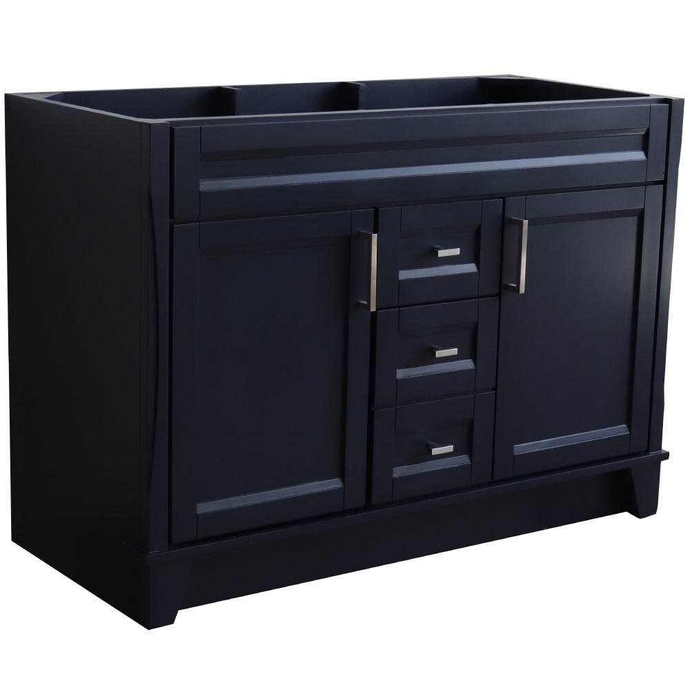 48 Double sink vanity in Blue finish - cabinet only. Picture 2