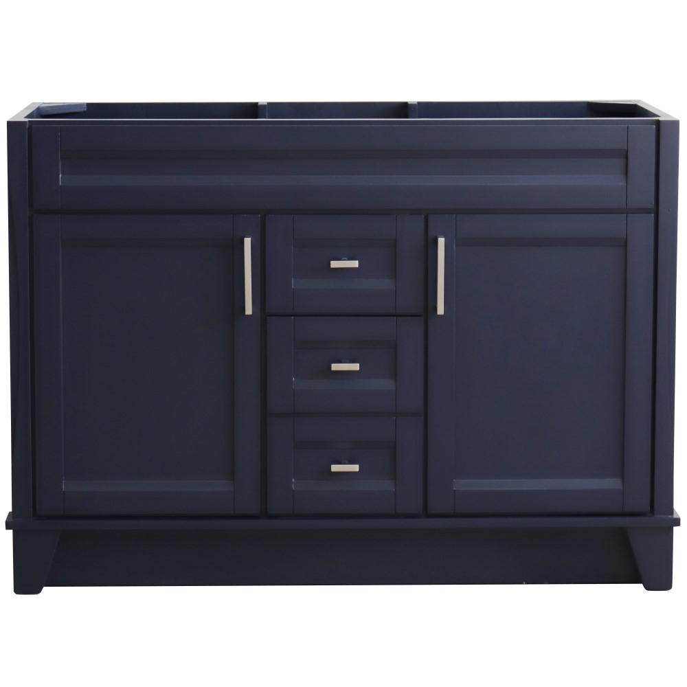 48 Double sink vanity in Blue finish - cabinet only. Picture 5