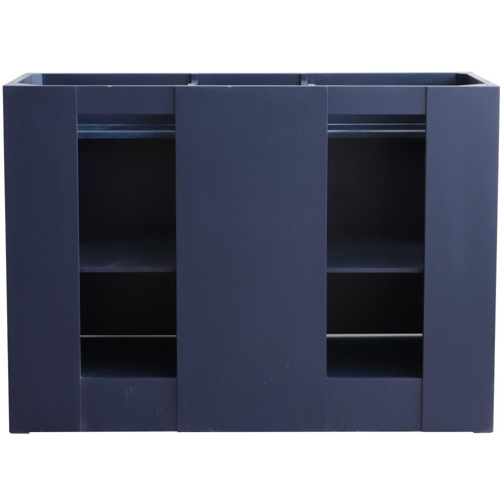 48 Double sink vanity in Blue finish - cabinet only. Picture 7