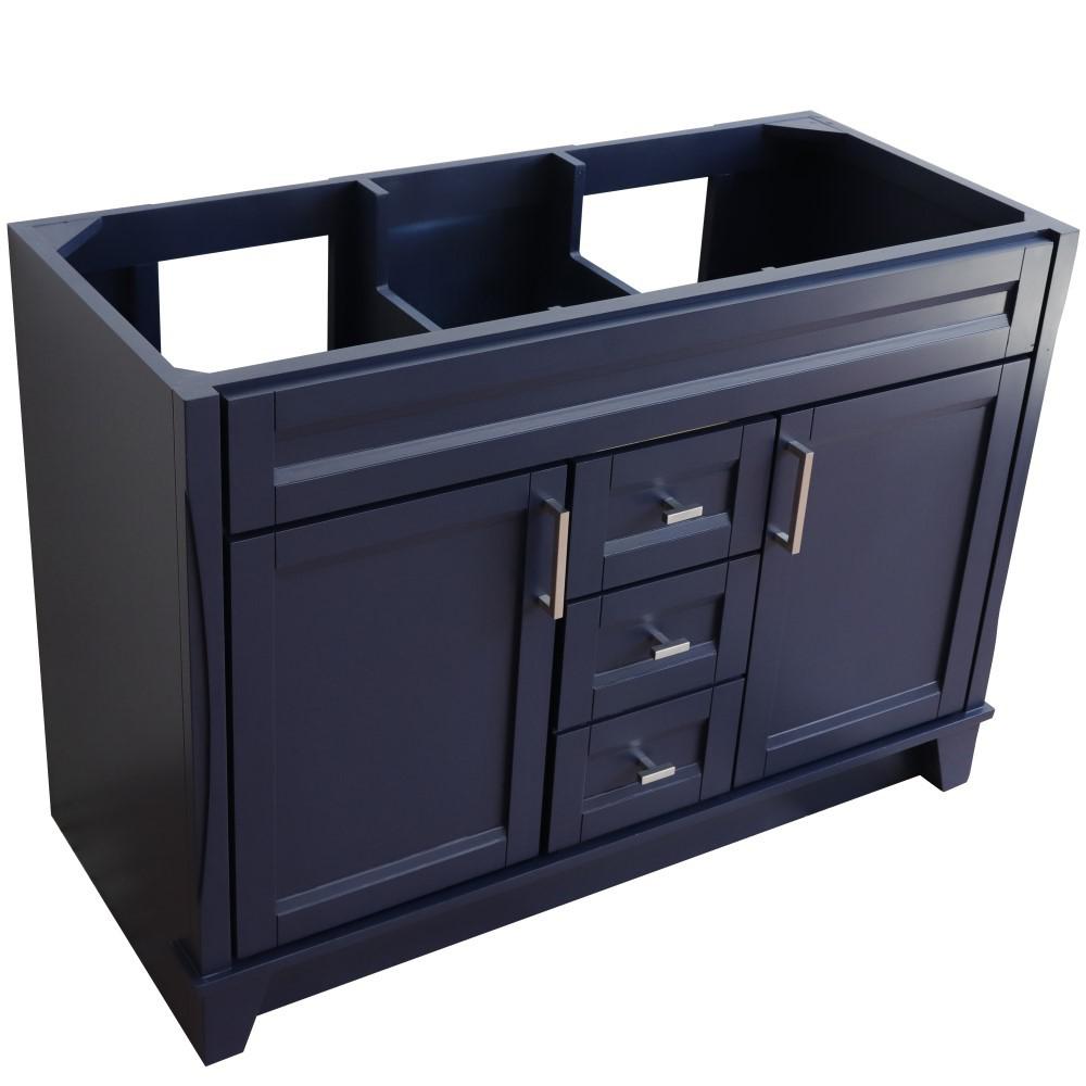 48 Double sink vanity in Blue finish - cabinet only. Picture 9