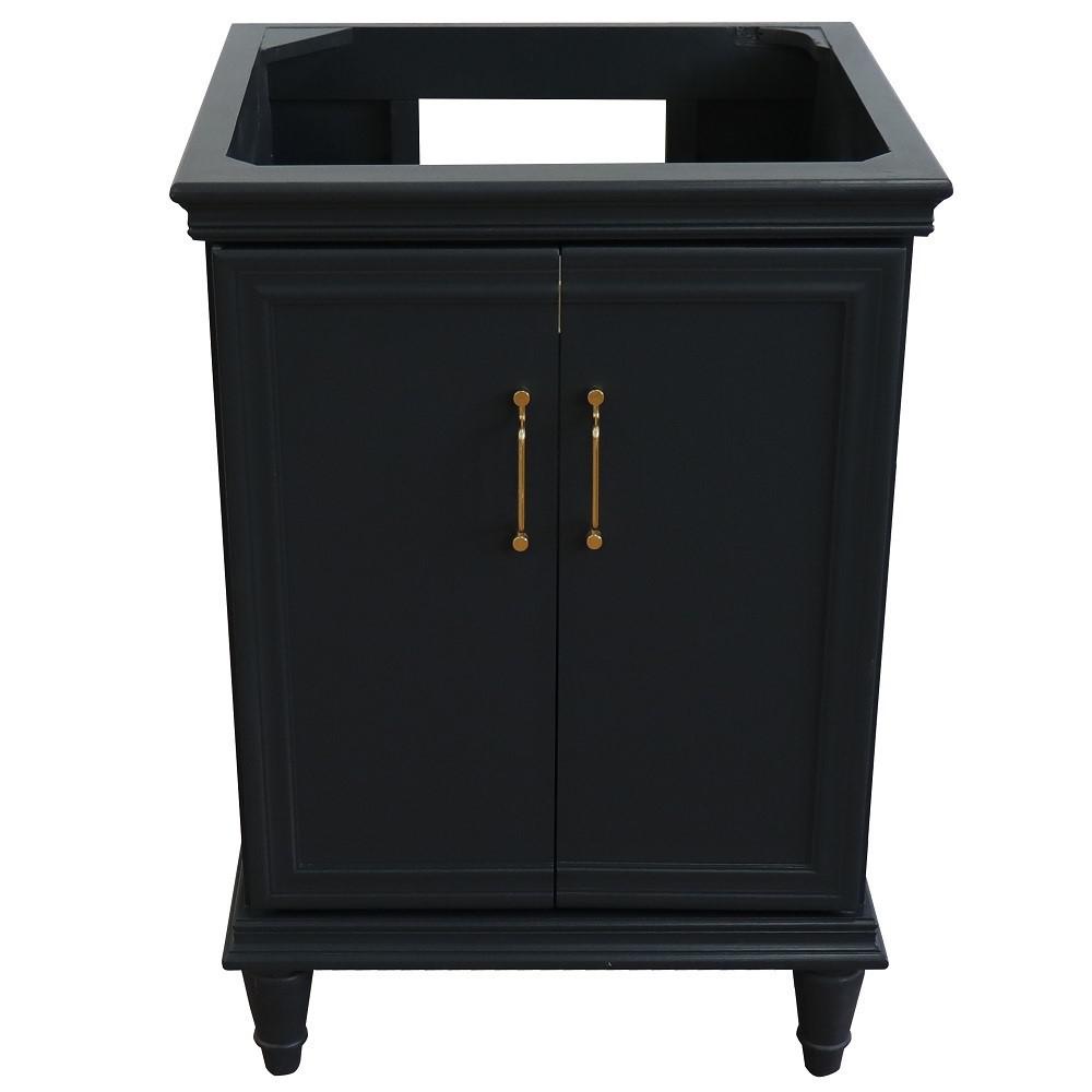 24 Single vanity in Dark Gray finish- cabinet only. Picture 6
