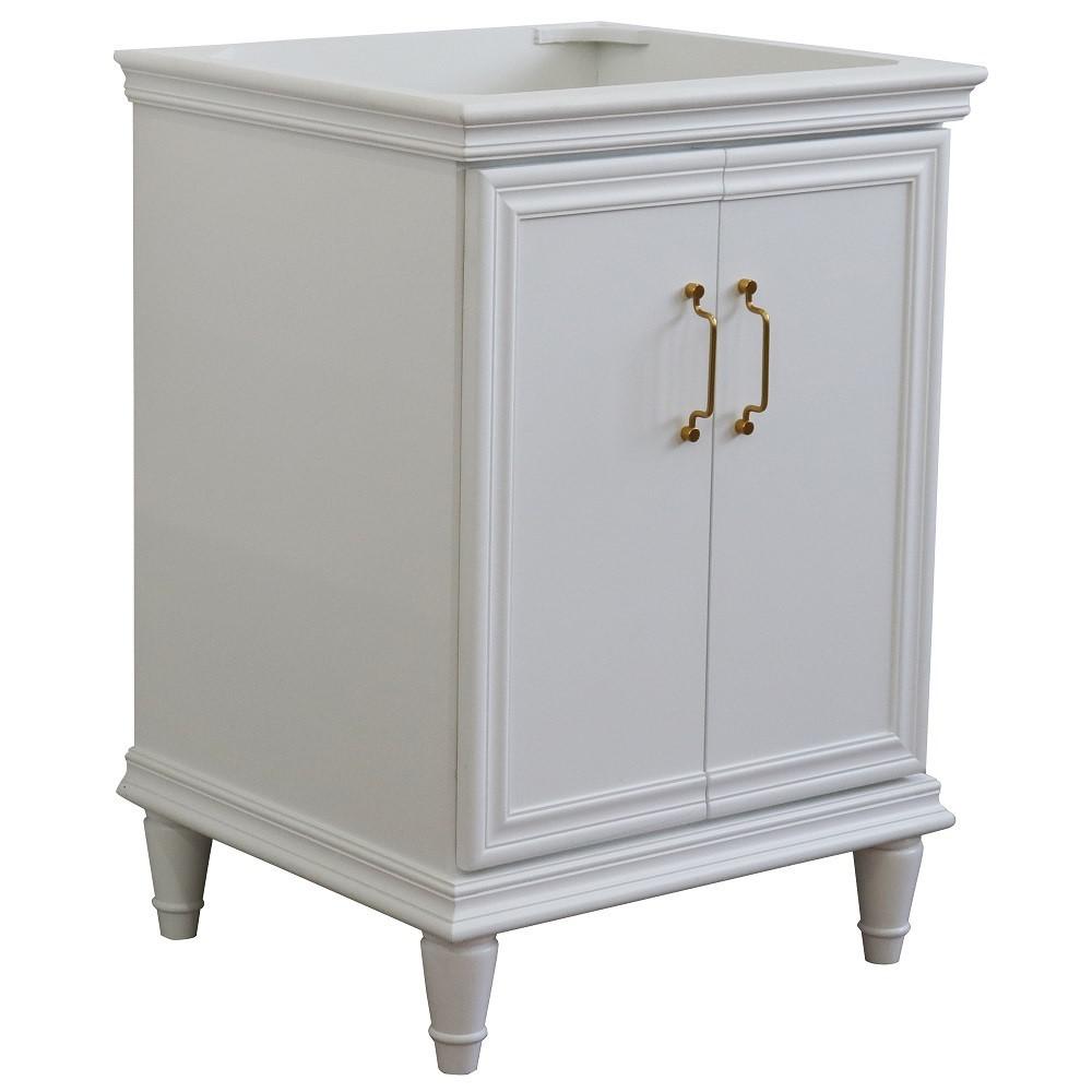 24 Single vanity in White finish- cabinet only. Picture 2