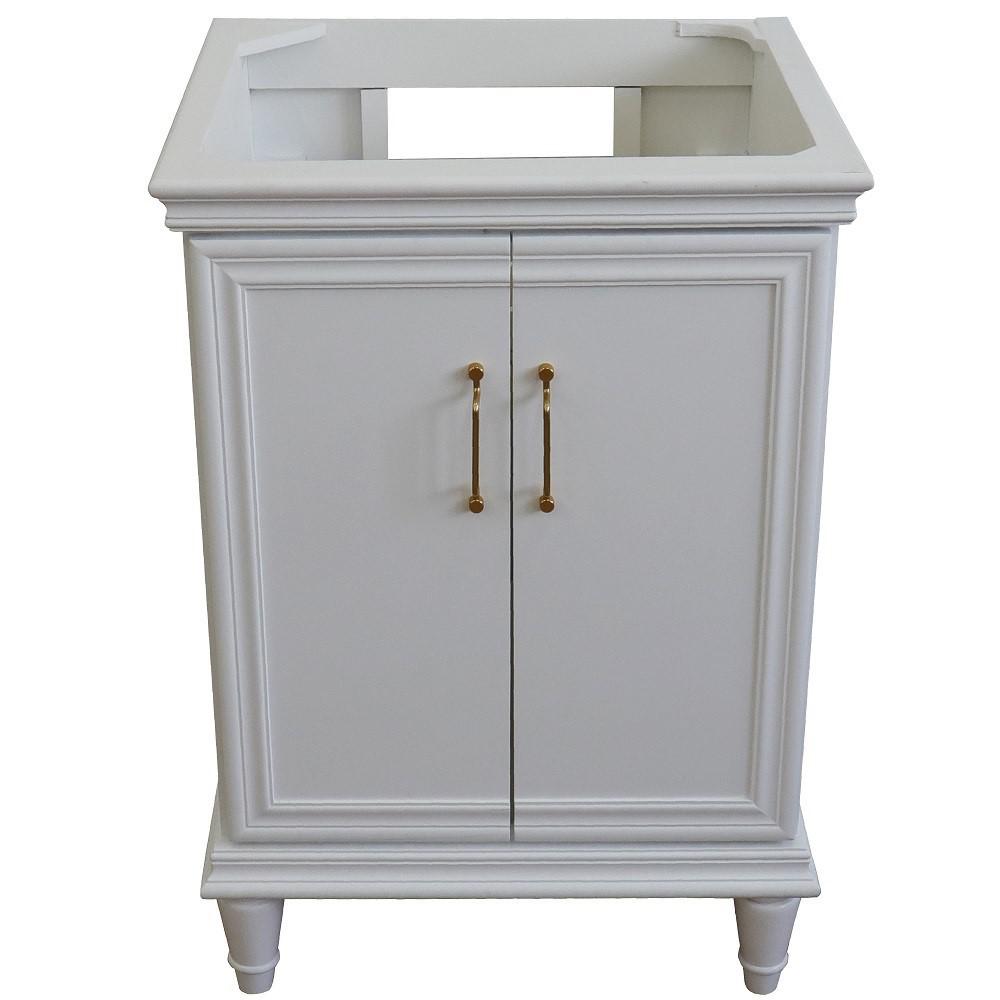 24 Single vanity in White finish- cabinet only. Picture 9