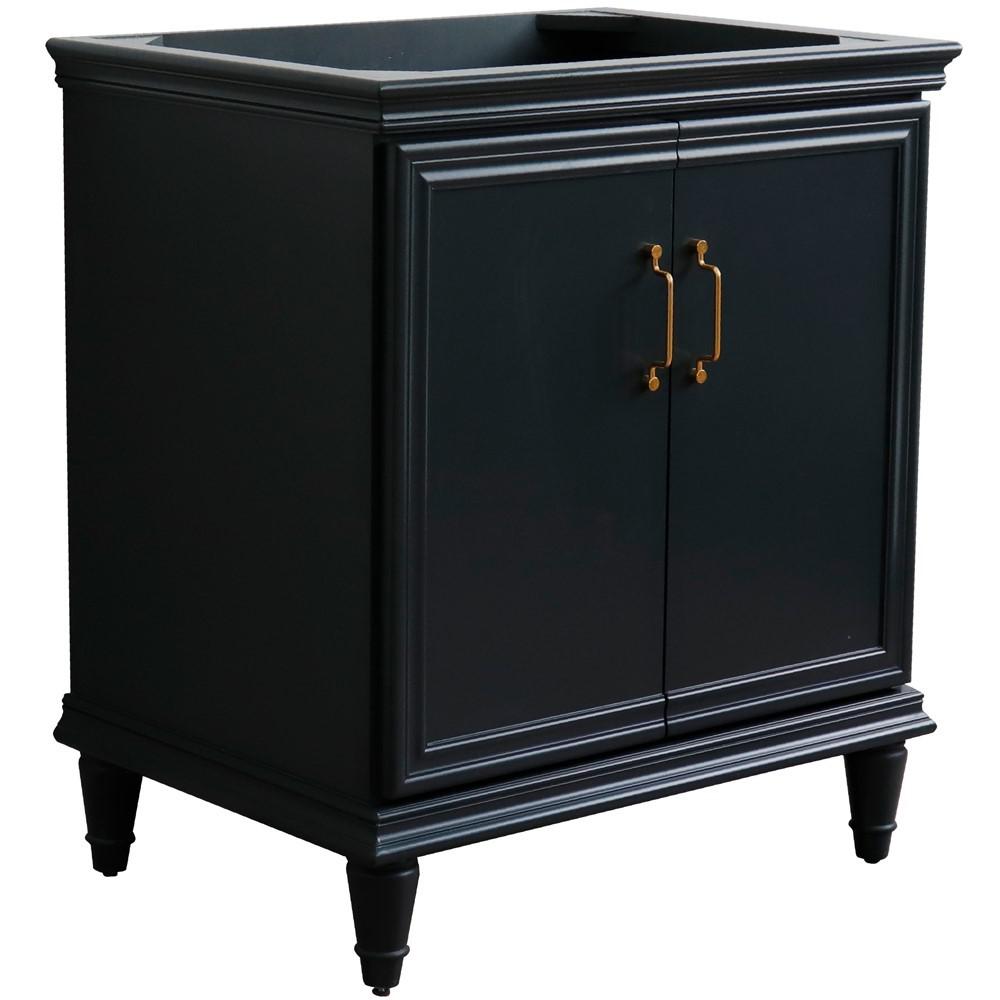 30 Single vanity in Dark Gray finish- Cabinet only. Picture 2