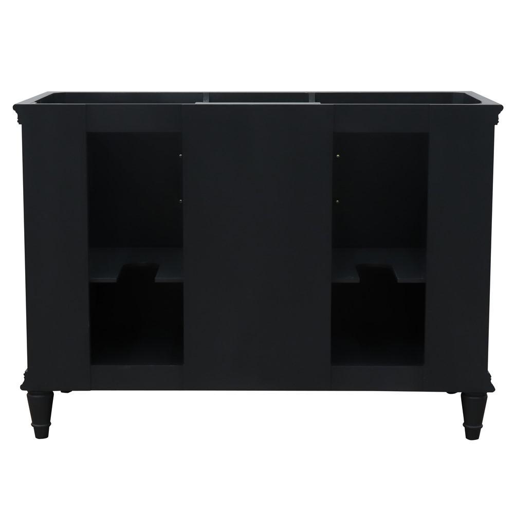 48 Double  vanity in Dark Gray- cabinet only. Picture 4