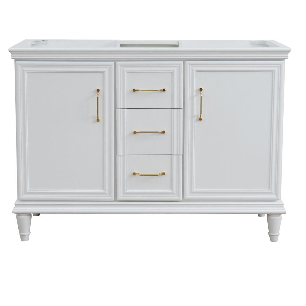 48 Double vanity in White finish- cabinet only. Picture 4