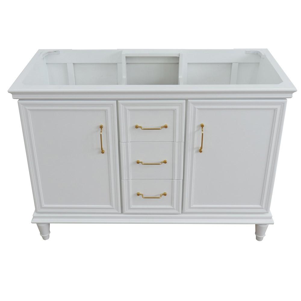 48 Double vanity in White finish- cabinet only. Picture 6