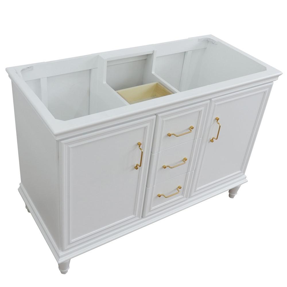 48 Double vanity in White finish- cabinet only. Picture 7