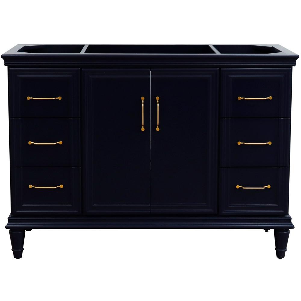 48 Single vanity in Blue finish- cabinet only. Picture 5