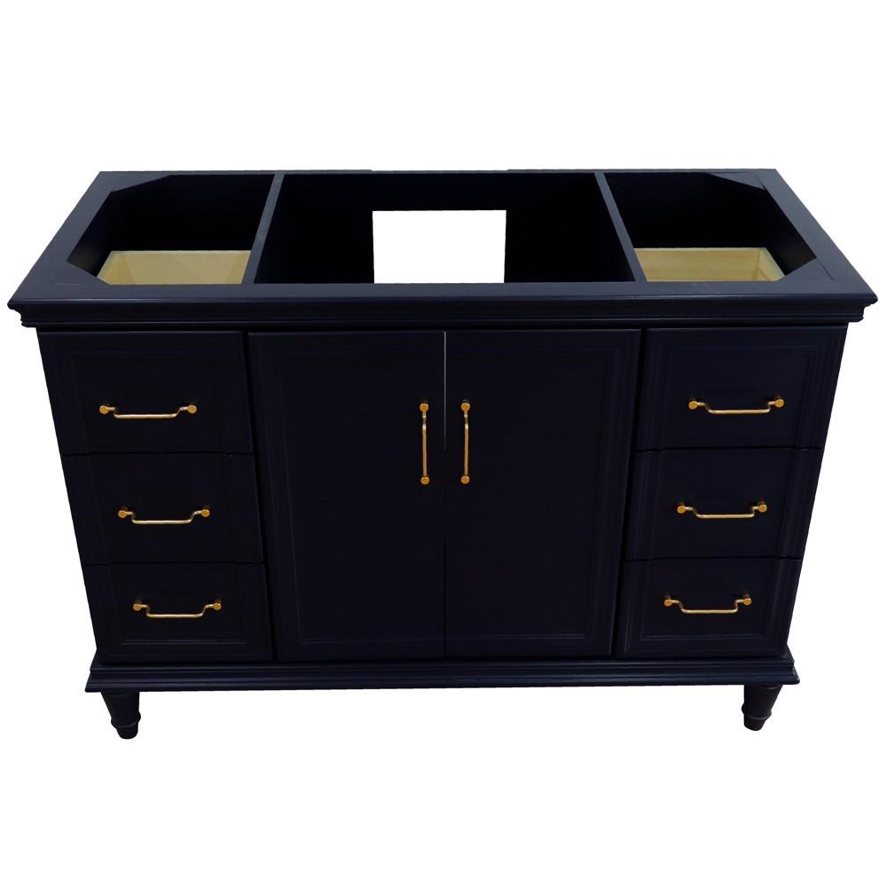 48 Single vanity in Blue finish- cabinet only. Picture 8