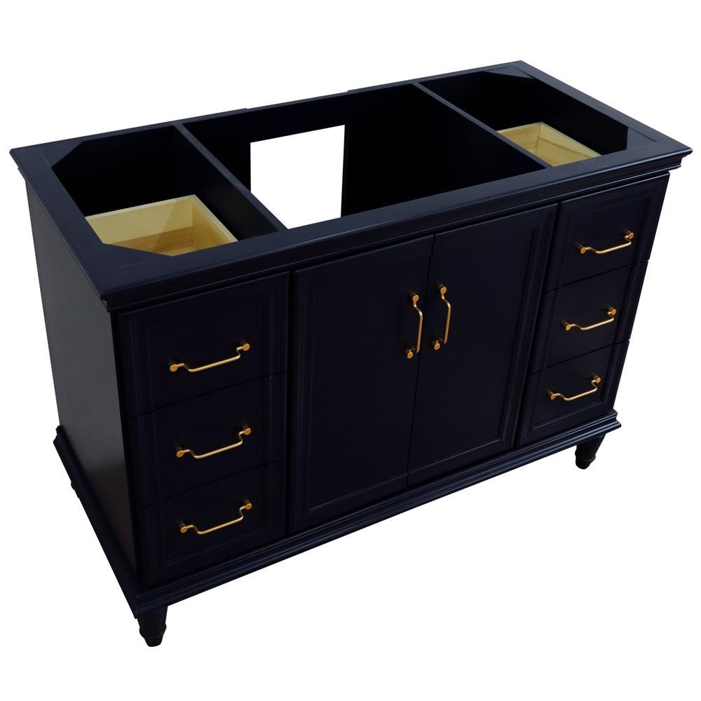 48 Single vanity in Blue finish- cabinet only. Picture 9