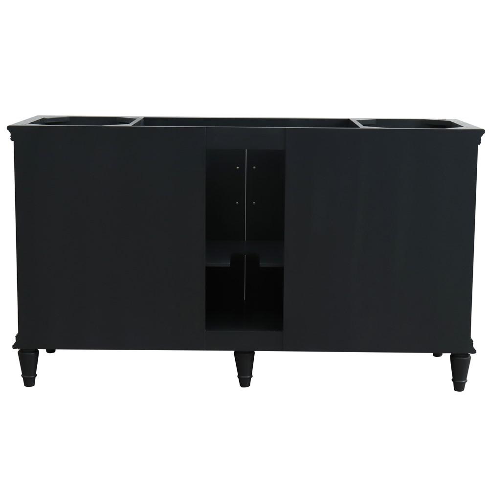60 Single vanity in Dark Gray finish- cabinet only. Picture 6