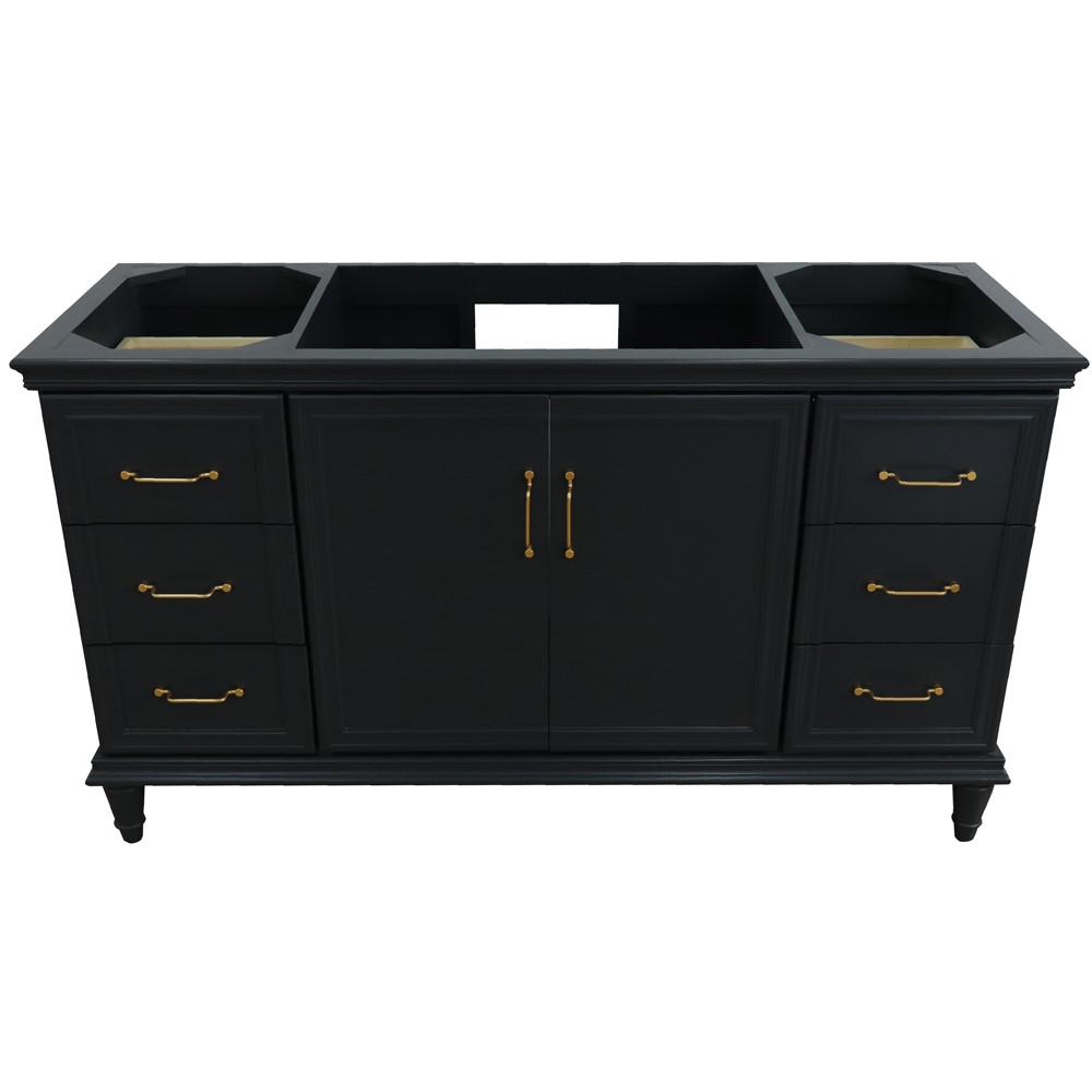 60 Single vanity in Dark Gray finish- cabinet only. Picture 7