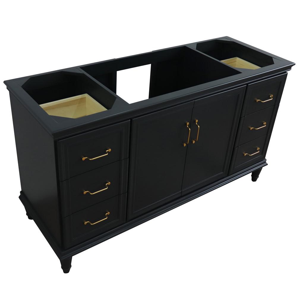 60 Single vanity in Dark Gray finish- cabinet only. Picture 8