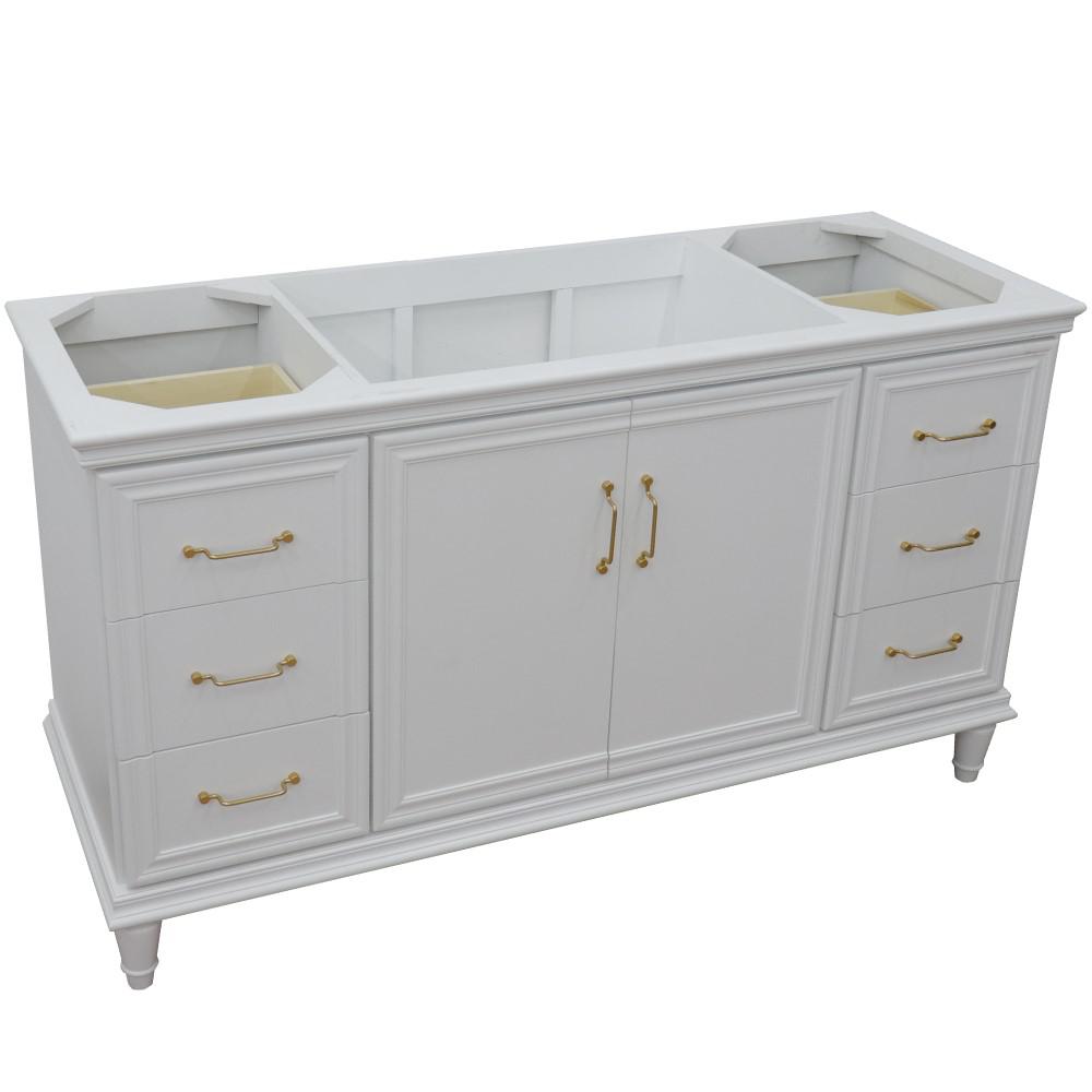 60 Single vanity in White finish- cabinet only. Picture 10