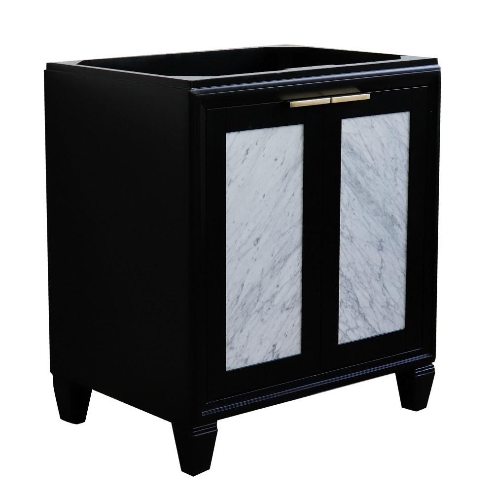 30 Single sink vanity in Black finish - cabinet only. Picture 2
