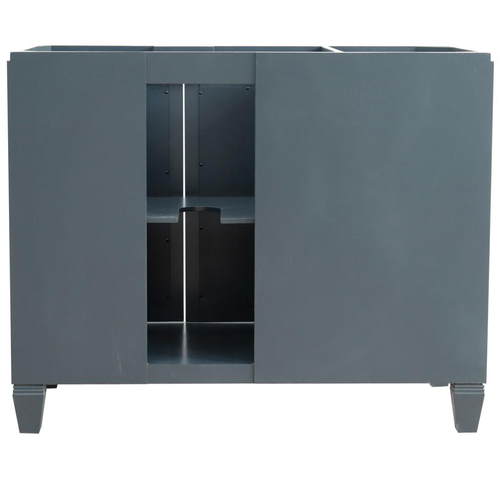 42 Single sink vanity in Dark Gray finish - Right door- Cabinet only. Picture 8