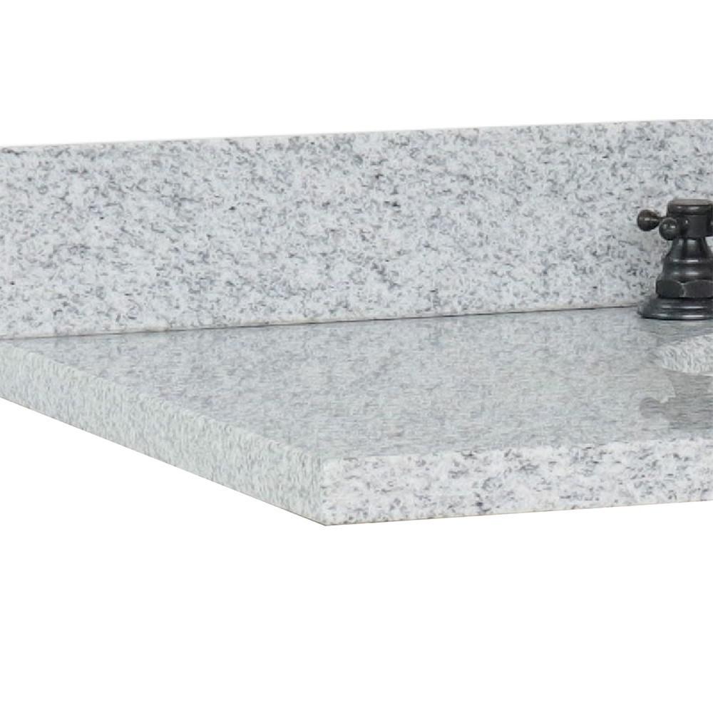 37 Gray granite top with oval sink. Picture 4