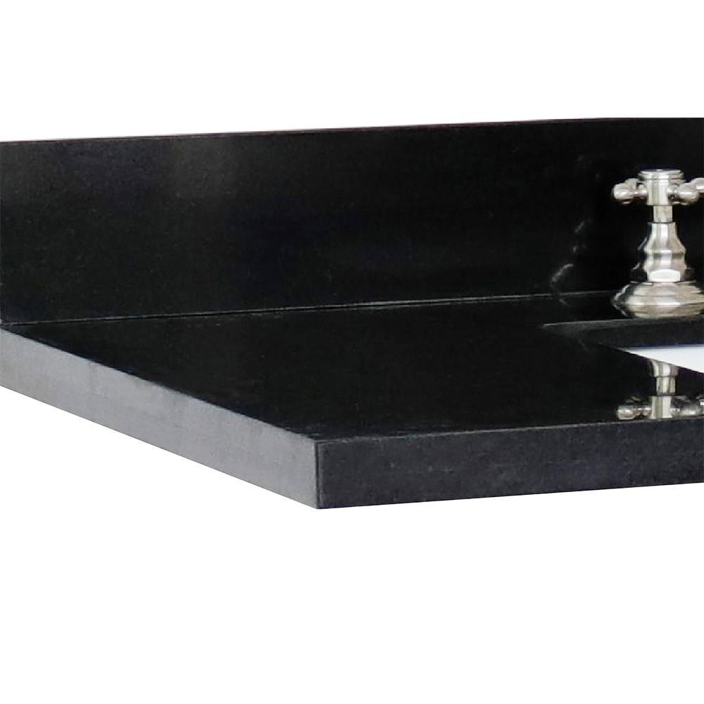 31 Black galaxy granite top with rectangle sink. Picture 4