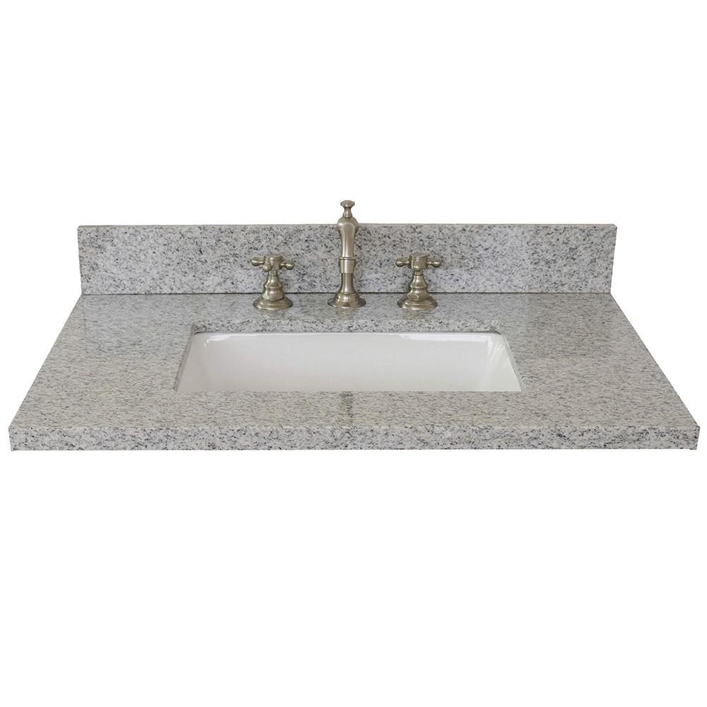 31 Gray granite top with rectangle sink. Picture 3