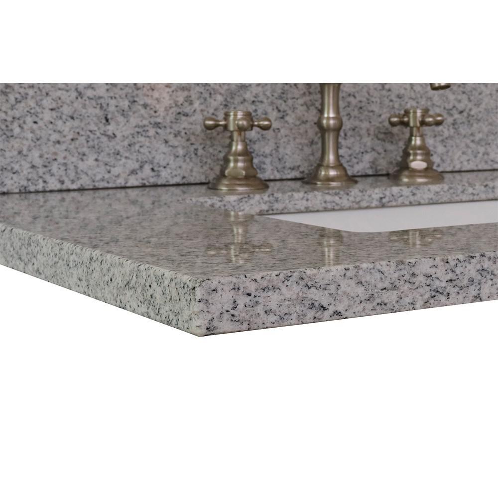 37 Gray granite top with rectangle sink. Picture 3